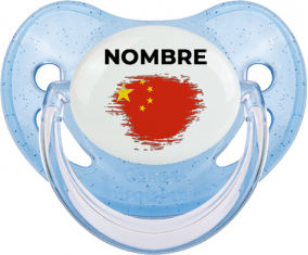 Bandera del efecto cepillo de China con nombre: Chupete fisiológica