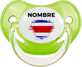 Bandera del efecto pincel de Costa Rica con nombre: Chupete fisiológica