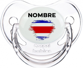 Bandera del efecto pincel de Costa Rica con nombre: Chupete fisiológica