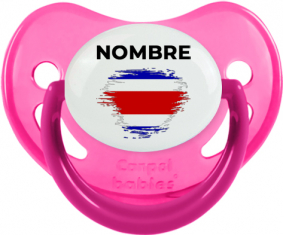 Bandera del efecto pincel de Costa Rica con nombre: Chupete fisiológica