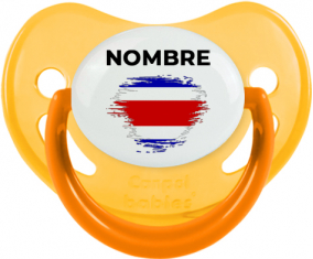 Bandera del efecto pincel de Costa Rica con nombre: Chupete fisiológica