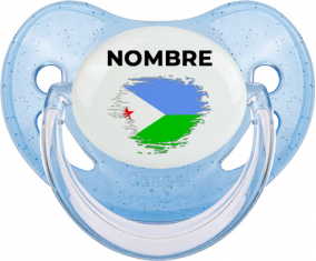 Djibouti pincel efecto bandera con nombre: Chupete fisiológica