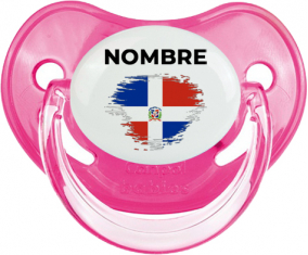 Bandera del efecto pincel de República Dominicana con nombre: Chupete fisiológica