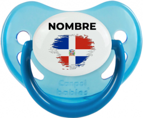 Bandera del efecto pincel de República Dominicana con nombre: Chupete fisiológica
