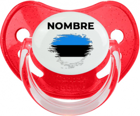 Efecto pincel de bandera Estonia con nombre: Chupete fisiológica