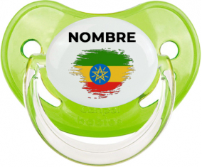 Bandera de efecto pincel etíope con nombre: Chupete fisiológica