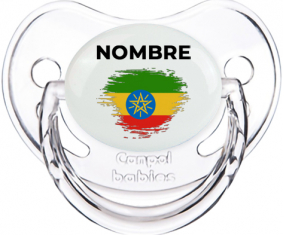 Bandera de efecto pincel etíope con nombre: Chupete fisiológica