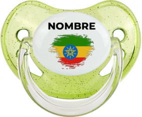 Bandera de efecto pincel etíope con nombre: Chupete fisiológica