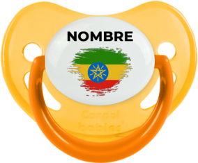 Bandera de efecto pincel etíope con nombre: Chupete fisiológica