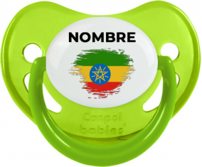 Bandera de efecto pincel etíope con nombre: Chupete fisiológica