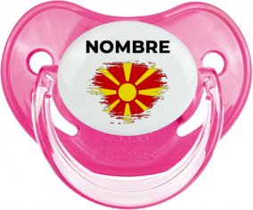 Bandera de pincel del norte de Macedonia con nombre: Chupete fisiológica