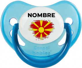 Bandera de pincel del norte de Macedonia con nombre: Chupete fisiológica