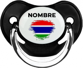 Bandera de pincel de Gambia con nombre: Chupete fisiológica