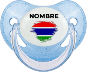 Bandera de pincel de Gambia con nombre: Chupete fisiológica