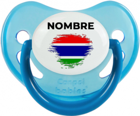 Bandera de pincel de Gambia con nombre: Chupete fisiológica