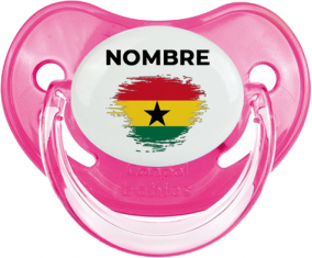Bandera del efecto pincel de Ghana con nombre: Chupete fisiológica
