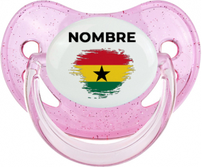 Bandera del efecto pincel de Ghana con nombre: Chupete fisiológica