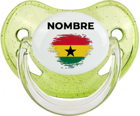 Bandera del efecto pincel de Ghana con nombre: Chupete fisiológica
