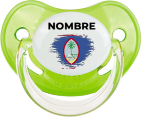 Bandera del efecto cepillo de Guam con nombre: Chupete fisiológica