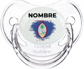 Bandera del efecto cepillo de Guam con nombre: Chupete fisiológica