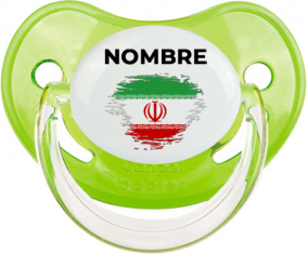 Efecto cepillo de bandera Irán con nombre: Chupete fisiológica