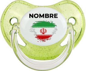 Efecto cepillo de bandera Irán con nombre: Chupete fisiológica