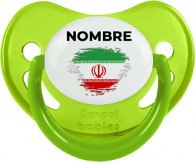 Efecto cepillo de bandera Irán con nombre: Chupete fisiológica