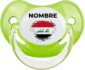 Efecto cepillo de bandera Irak con nombre: Chupete fisiológica