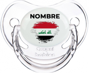 Efecto cepillo de bandera Irak con nombre: Chupete fisiológica