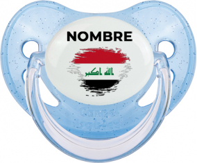 Efecto cepillo de bandera Irak con nombre: Chupete fisiológica