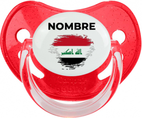 Efecto cepillo de bandera Irak con nombre: Chupete fisiológica