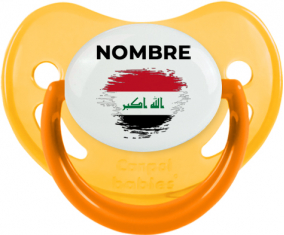 Efecto cepillo de bandera Irak con nombre: Chupete fisiológica
