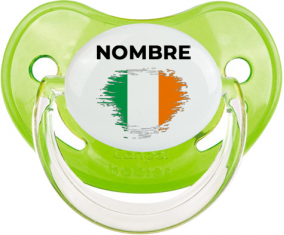 Bandera del efecto pincel de Irlanda con nombre: Chupete fisiológica