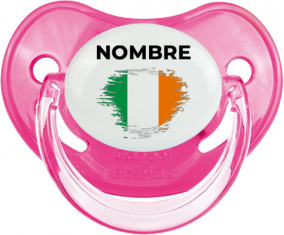 Bandera del efecto pincel de Irlanda con nombre: Chupete fisiológica