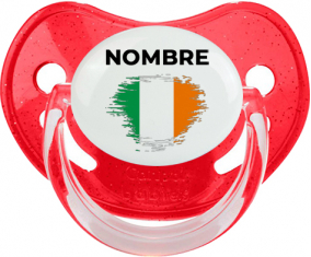 Bandera del efecto pincel de Irlanda con nombre: Chupete fisiológica