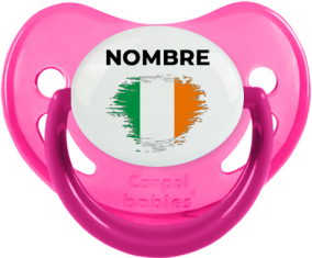 Bandera del efecto pincel de Irlanda con nombre: Chupete fisiológica