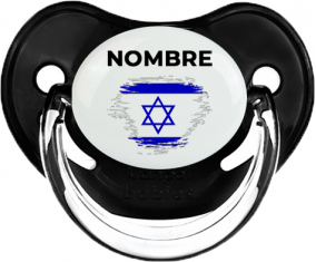 Israel cepilla bandera efecto con nombre: Chupete fisiológica