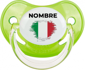 Italia cepilla la bandera del efecto con nombre: Chupete fisiológica