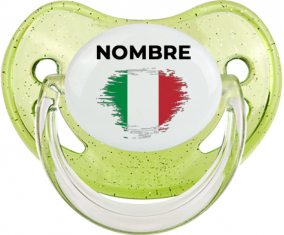 Italia cepilla la bandera del efecto con nombre: Chupete fisiológica
