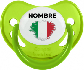 Italia cepilla la bandera del efecto con nombre: Chupete fisiológica