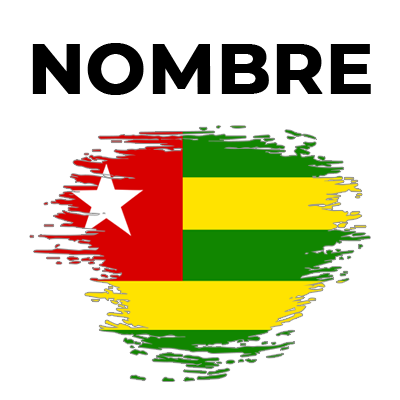 Pincel efecto bandera Togo, ideal para dar un toque divertido y original a los accesorios de tu bebé. Disponible en chupete-bebe