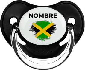 Bandera del efecto pincel jamaicano con nombre: Chupete fisiológica