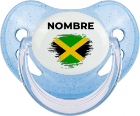 Bandera del efecto pincel jamaicano con nombre: Chupete fisiológica