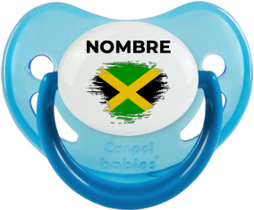 Bandera del efecto pincel jamaicano con nombre: Chupete fisiológica