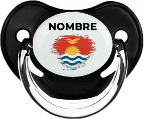 Bandera del efecto pincel Kiribati con nombre: Chupete fisiológica