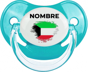 Bandera del efecto pincel de Kuwait con nombre: Chupete fisiológica
