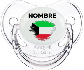 Bandera del efecto pincel de Kuwait con nombre: Chupete fisiológica
