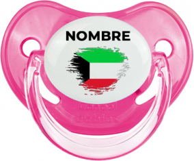 Bandera del efecto pincel de Kuwait con nombre: Chupete fisiológica