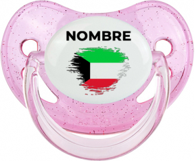 Bandera del efecto pincel de Kuwait con nombre: Chupete fisiológica