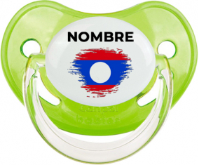 Bandera del efecto pincel Laos con nombre: Chupete fisiológica
